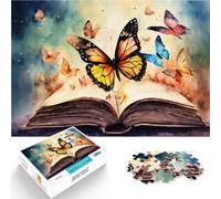 Butterfly Books Magical1000 Pieces Puzzles for Adults for Educational Game Challenge Toy Parent-child interaction 38x26cm