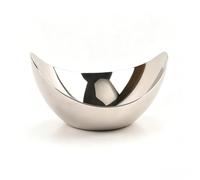 Butterfly Bowl, Stainless Steel Salad Bowl for Serving & Decor | Trifle Bowl, Glossy Silver Tableware for Home Kitchen Party Use
