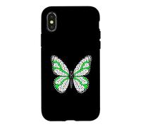 Butterfly Brain Pattern Wings Science Art Case for iPhone X/XS