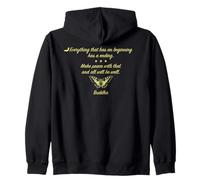 Butterfly Buddha Zip Hoodie
