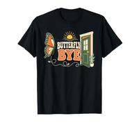 Butterfly Bye Retro Groovy T-Shirt
