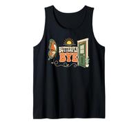 Butterfly Bye Retro Groovy Tank Top