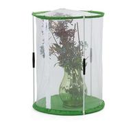 Butterfly Cage | 11.8 x 15.7 Inch Caterpillar Cage with Zipper - Foldable Plant Cover for Science Project Garden Observation Backyard Nature Study