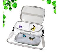 Butterfly Cage - Monarch House Butterfly Catcher Enclosure | Foldable Ladybugs Terrarium Bag for Larvae Bee Pollinator Garden Exploration Observation Education