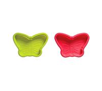 Premier Housewares 804982 Butterfly Cake Moulds - Set of 2, H4 x W19 x D14cm