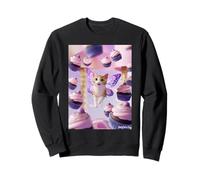 Butterfly Cat Cupcake Fantasy Fairy Sweatshirt