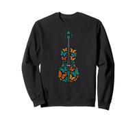 Butterfly Cello Musician Music Butterflies Sweatshirt