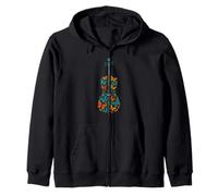 Butterfly Cello Musician Music Butterflies Zip Hoodie