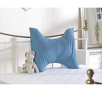 Butterfly/Cervical Orthopaedic Pain Relief Pillow with Aqua Pillowcase (Back & Neck Support)
