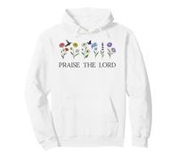 Butterfly Christian Women God Praise the Lord Jesus Faith Pullover Hoodie