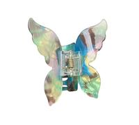 Butterfly Claw Clip For Women - Elegant Small Hair Claw, Strong Hold Mixed Material Clip For Daily Wear, Parties, Weddings & Styling | Cute Mini Hair Accessory For Girls And Ladies