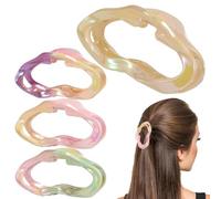 Butterfly Clips for Women - Thick Softness Cloud Hair Clips | 4 Pieces for Girls with Long Straight Curly Fine Hair Ideal for Birthday Wedding Christmas