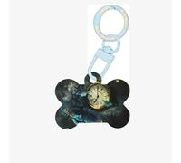 Butterfly Clocks Printing Dog Tag Bone Shaped Double Sided Pattern Dog Id Tags Bone Shaped Pet Name Tags Dog Collar Tags
