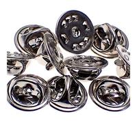 Butterfly Clutch Badge Pin Backs Keepers With Blank Pins Butterfly Cap With Horse Thorn Needle 10Pcs Durability and convenience