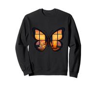 Butterfly Coffee Candle Cozy Autumn Vibes Relax Mindfulness Sweatshirt