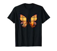 Butterfly Coffee Candle Cozy Autumn Vibes Relax Mindfulness T-Shirt