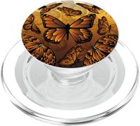 Butterfly Collector Hobby Butterflies Orange Butterfly PopSockets PopGrip for MagSafe