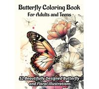 Butterfly Coloring Book: Great Pastime For Adults