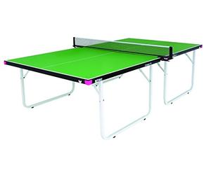 Butterfly Compact 19 Indoor Table Tennis Table | Foldable Wheelaway Design | Bats & Balls Included | 3-Year Guarantee | 19mm Top | Ready Assembled | Green