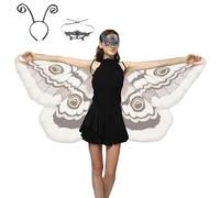 Butterfly Costume, Butterfly Double-Sided Printed Breathable Costume | Halloween Women's Moth Wings - for Women Men Children Cosplay Props Stage Performance