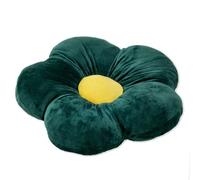 Butterfly Craze Daisy Lounge Flower Pillow - Medium 20 Inches Cozy & Stylish Floor Cushion, Perfect Seating Solution for Teens & Kids, Machine Washable Aesthetic Decor, Plush Microfiber, Teal