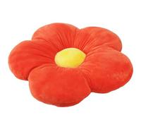 Butterfly Craze Daisy Lounge Flower Pillow - Medium 20 Inches Cozy & Stylish Floor Cushion, Perfect Seating Solution for Teens & Kids, Machine Washable Aesthetic Decor, Plush Microfiber, Orange