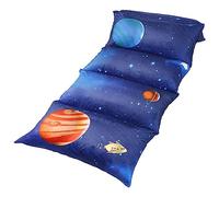 Butterfly Craze Floor Pillow Case, Mattress Bed Lounger Cover, Galaxy Blue, Queen, Cozy Seating Solution for Kids & Adults, Recliner Cushion, For Reading, TV Time, Sleepovers, & Toddler Nap Mat