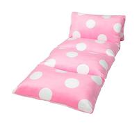 Butterfly Craze Floor Pillow Case, Mattress Bed Lounger Cover, Polka Pink, King, Cozy Seating Solution for Kids & Adults, Recliner Cushion, Perfect For Reading, TV Time, Sleepovers, & Toddler Nap Mat
