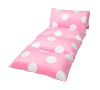Butterfly Craze Floor Pillow Case, Mattress Bed Lounger Cover, Polka Pink, Queen, Cozy Seating Solution for Kids & Adults, Recliner Cushion, Perfect For Reading, TV Time, Sleepovers, & Toddler Nap Mat