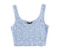 Butterfly Crop Top Y2K Graphic Shirts Print Teen Girls Corset Tops Square Neck Sleeveless Summer Tops Sling T Shirt Cami Shirts Sexy Vest Tops Cropped Tank Tops Camisoles & Vests UK Sale Clearance