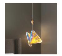 Butterfly Crystal Led Ceiling Pendant Light, Modern Bedside Chandelier Lamp, Decorative Hanging Fitting for Lounge, Dining Area and Bedroom Interior Lighting B Style-Small