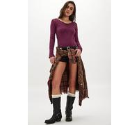 Butterfly Cuff at Free People in Precious Wine, Size: Large - female