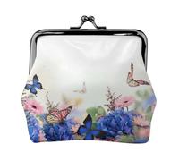 Butterfly Daisy Small Makeup Bag for Purse, Mini Portable Cosmetic Bags, for Gym and Daily Use