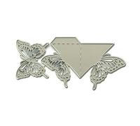 Butterfly Decorative Die Cut Metal Embossing Stencils Carbon Steel Cutting Dies for Card Making Scrapbooking Paper Craft Carbon Steel Craft Dies