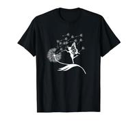 Butterfly Design Dandelions Meadow Hearts Fairies Value Graphic T-Shirt, Men, Black, S