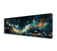 Butterfly Diamond Art Kits Adults Large Diamond Painting Kits for Adults Beginners, 5D Abstract Crystal Art, DIY Full Drill Crystal Embroidery Cross Stitch for Home Decor 50x150cm/19.6x59 inch W0-858