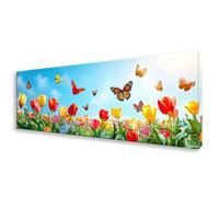 Butterfly Diamond Art Kits Adults Large Diamond Painting Kits for Adults Beginners, 5D Flower Crystal Art, DIY Full Drill Crystal Embroidery Cross Stitch for Home Decor 60x180cm/23.6x70.8 inch W0-712