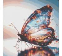 Butterfly Diamond Art Painting Kits for Adults, Full DIY 5D Round Drill