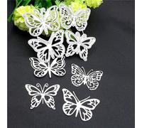 Butterfly Die Cuts Stencil, Metal Template Moulds Cutting Dies Cut Stencils for DIY Scrapbooking Photo Album Decorative Embossing Paper Dies for Card Making Templated Die-Cutting