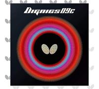 Butterfly Dignics 09C Table Tennis Rubber - 1.9 or 2.1 mm - Red or Black - 1 Inverted Table Tennis Rubber Sheet - Professional Table Tennis Rubber - Rubber of Choice for Timo Boll