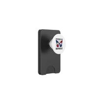 Butterfly Dominican Republic Flag PopSockets PopWallet for MagSafe