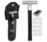 Butterfly Double Edge Shaving Safety Open Tooth Shaving Safety In Black YNR