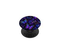 Butterfly Dragonfly Blue Purple Dark Floral Gothic Pattern PopSockets Adhesive PopGrip