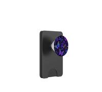Butterfly Dragonfly Blue Purple Dark Floral Gothic Pattern PopSockets PopWallet for MagSafe