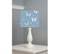 Butterfly Dreams Blue lightshade - 20 x 18.5cm Table Drum Shade | 1E6307