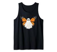 Butterfly Dressed As A Ghost Halloween Tank Top