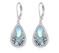 Butterfly Earrings 925 Sterling Silver Abalone Shell Filigree Butterfly Dangle Drop Earrings Filigree Jewellery Gifts for Women