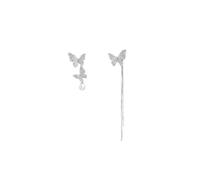 butterfly earrings light luxury niche design sense high-end earrings female