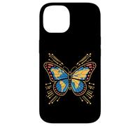 Butterfly Earth Map Global Adventure Case for iPhone 14