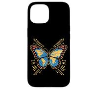 Butterfly Earth Map Global Adventure Case for iPhone 15